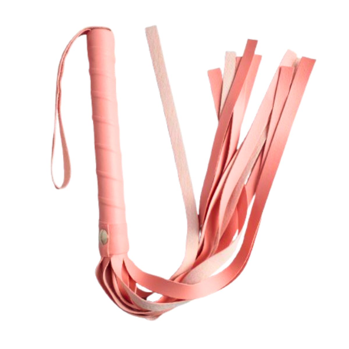 Fantasia Acessório Chicote Luxo Tiras Corino Rosa Fantasia Acessório Chicote Luxo Tiras Corino Rosa